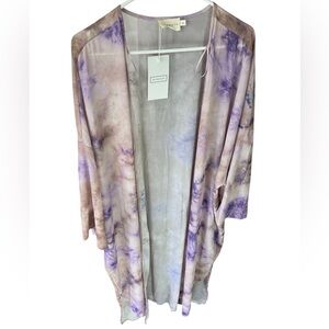 NWT Tie Die Kimono Inspired Top